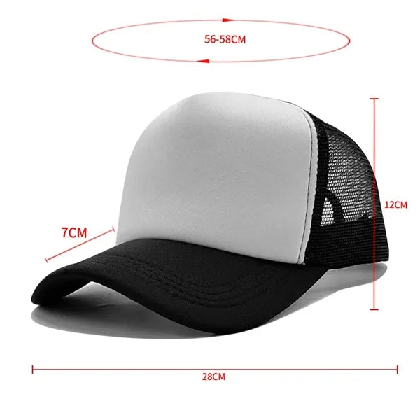 Baseball Cap Breathable Mesh Snapback Hat