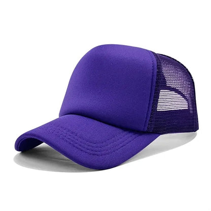 Baseball Cap Breathable Mesh Snapback Hat