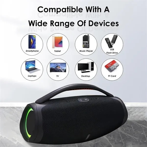 Outdoor party portable waterproof wireless bluetooth speaker