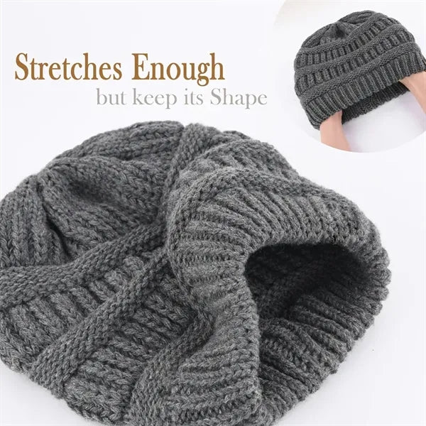 Slouchy Warm Knit Beanie Winter Hats for Women
