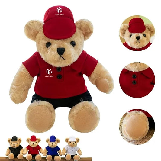 Customizable cute companion stuffed animal teddy bear dolls