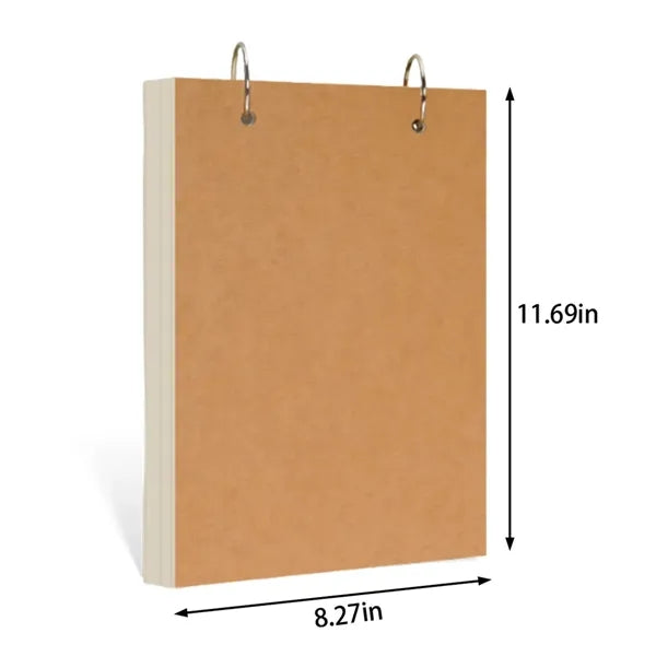 Blank sketch book pad memo notepads diary spiral notebook