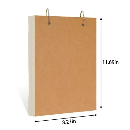 Blank sketch book pad memo notepads diary spiral notebook