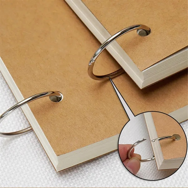 Blank sketch book pad memo notepads diary spiral notebook