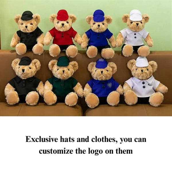 Customizable cute companion stuffed animal teddy bear dolls
