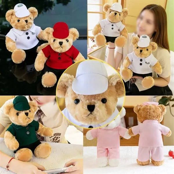 Customizable cute companion stuffed animal teddy bear dolls