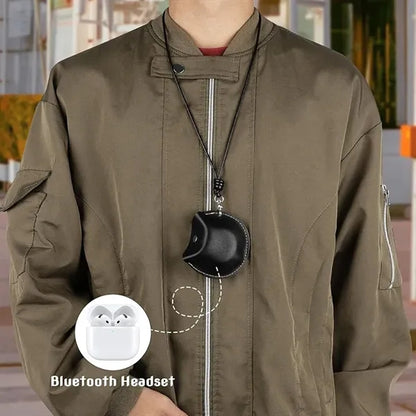 Portable Neck-Hang Earbud Organizer Pouch