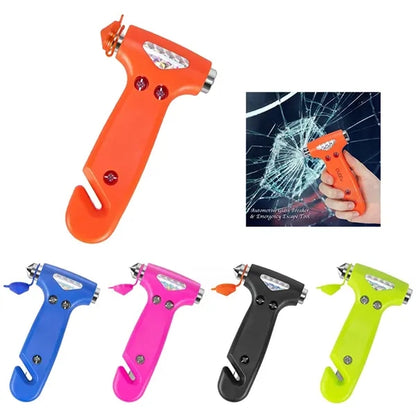 Emergency Escape Hammer With Seatbelt Cutter