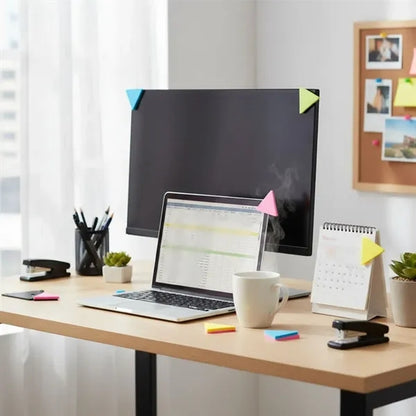 Portable office colorful triangle-shaped sticky note set