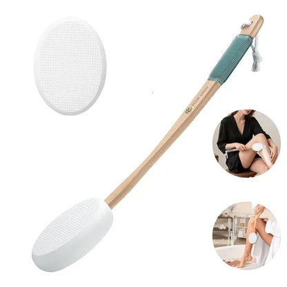 Women easy-clean body lotion sunscreen brush applicator