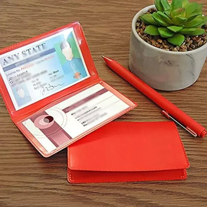 Travel daily durable PVC folding business card holders