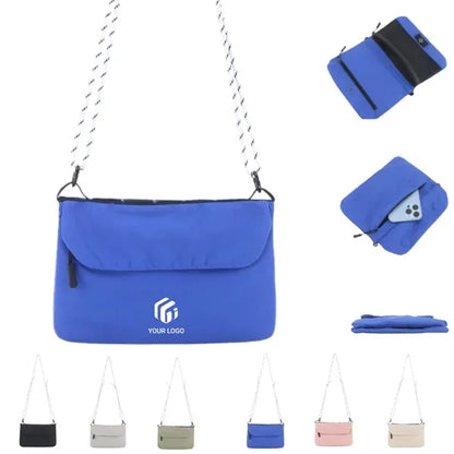 Daily travel portable slim storage crossbody sling bag