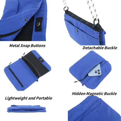 Daily travel portable slim storage crossbody sling bag
