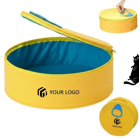Creative can shaped portable gift box storage felt bag