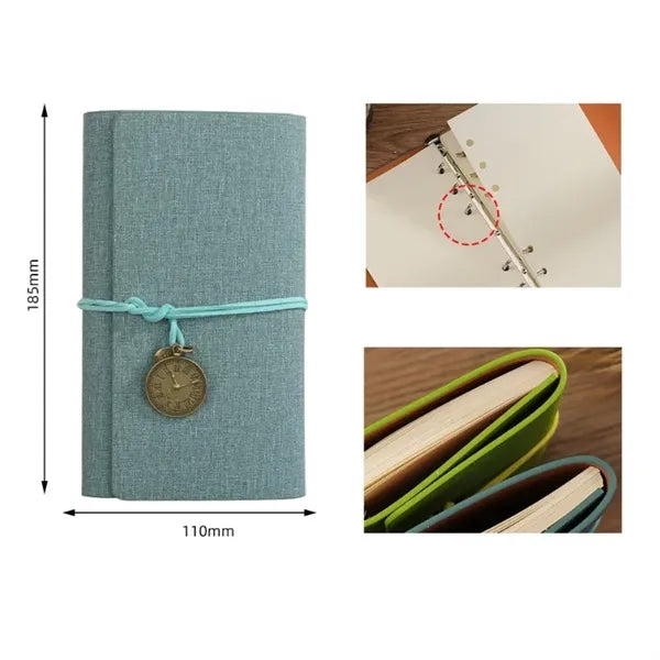 A6 Loose Leaf Soft Leather Notebook