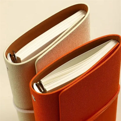 A6 Loose Leaf Soft Leather Notebook