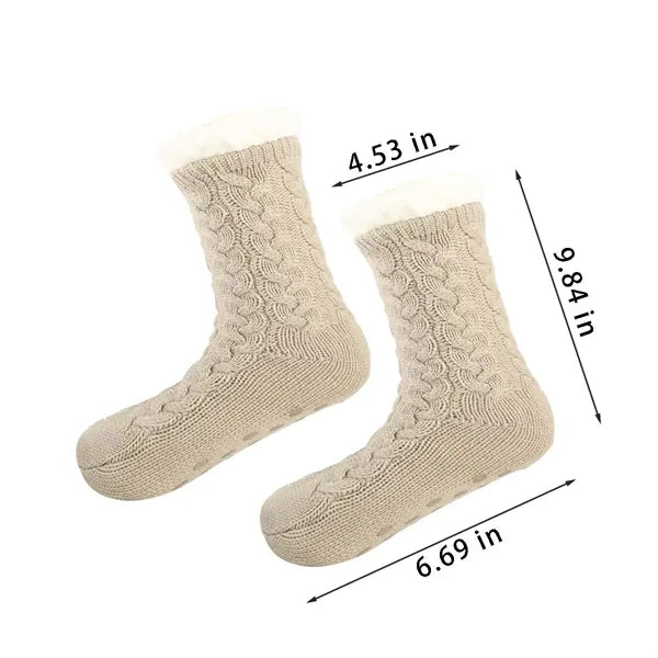 Christmas gifts home non-slip thick winter warm socks