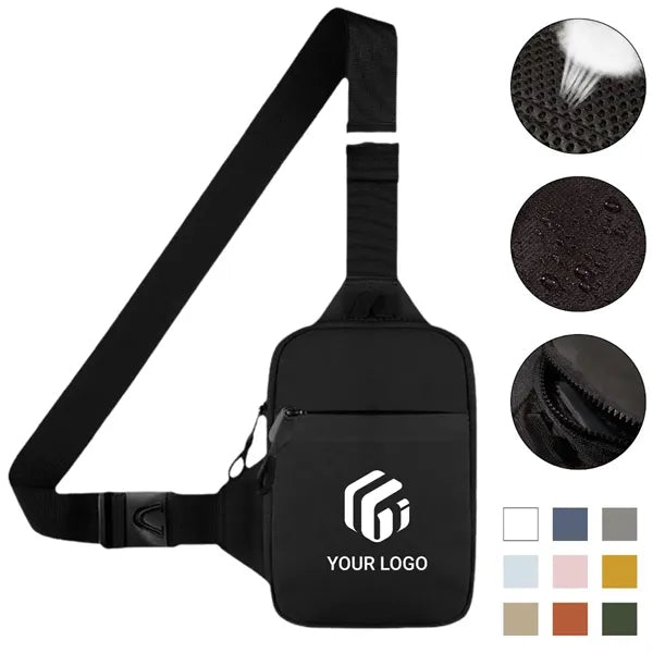 Waterproof crossbody travel mini shoulder sling chest bag