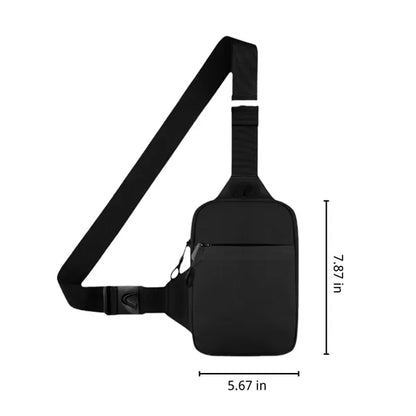 Waterproof crossbody travel mini shoulder sling chest bag