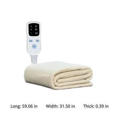 Winter cozy soft warm single electric heated blanket throw