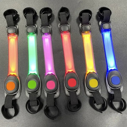 Pet safety noctilucence flash signal luminous warning strap