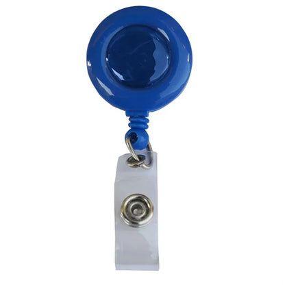 Circular Badge Reel w/ Bulldog Clip