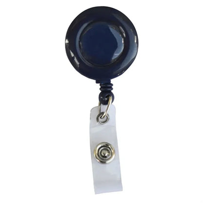 Circular Badge Reel w/ Bulldog Clip