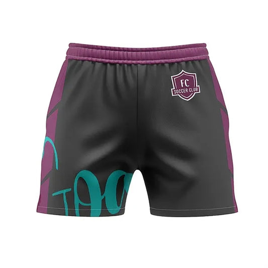 Women's Sublimated Soccer Shorts Mesh Options