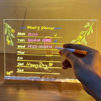 LED Fluorescent Writing Board