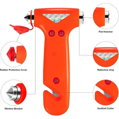 Car Safety Hammer with Seatbelt Cutter