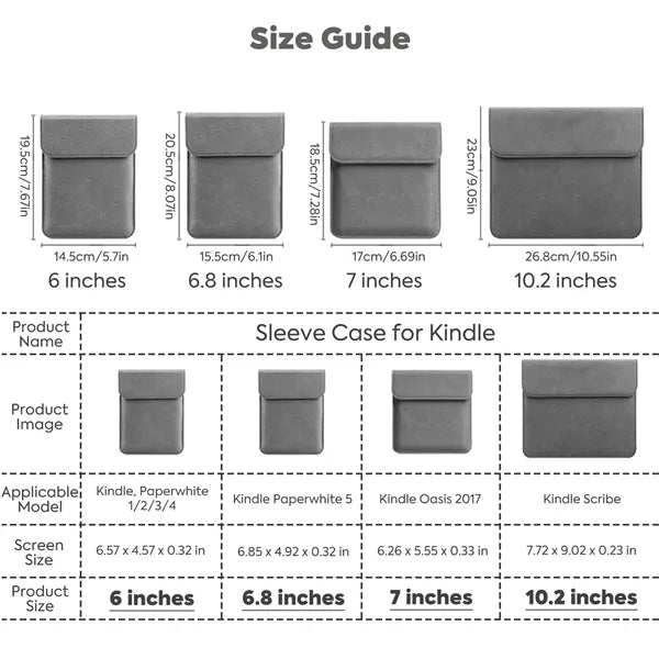 Sleeve Case for Kindle