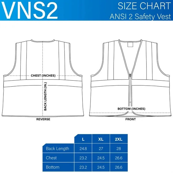 ANSI 2 Yellow Safety Vest