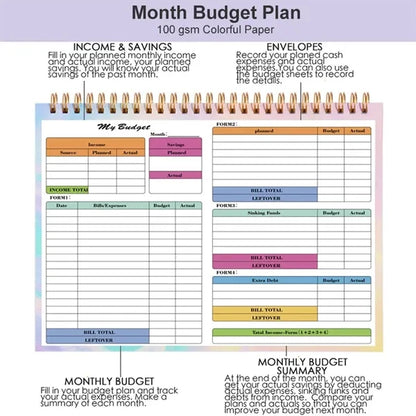 B5 Budget Planner Notebook