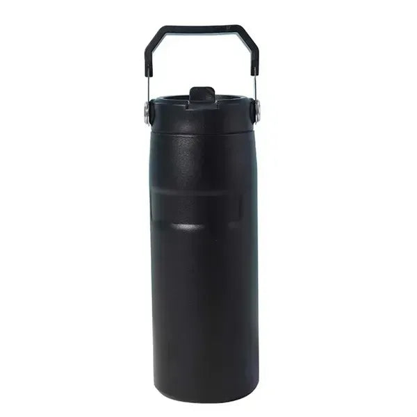 16oz Stainless Steel Bottle with Build-in Straw