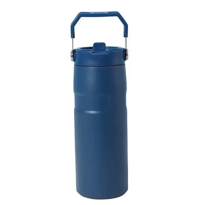 16oz Stainless Steel Bottle with Build-in Straw