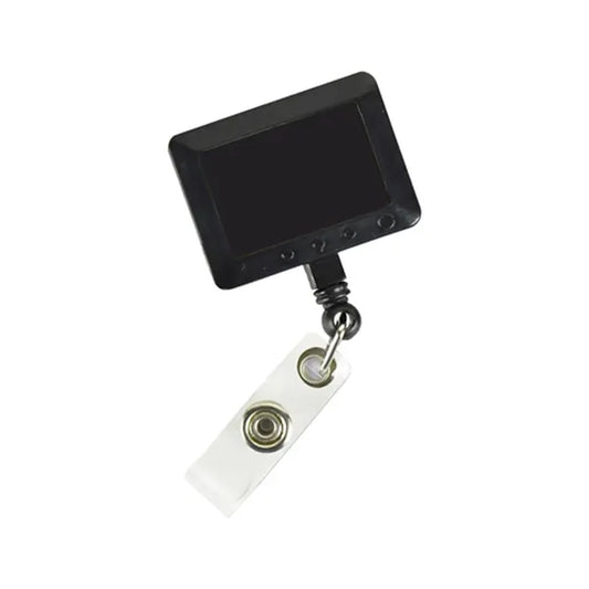 Rectangle Badge Reel w/ Belt Clip