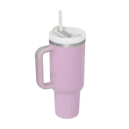 40OZ Stainless Steel Vacuum Insulated Tumbler with Lid and S