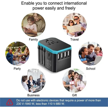 World Universal Travel Plug Adapter