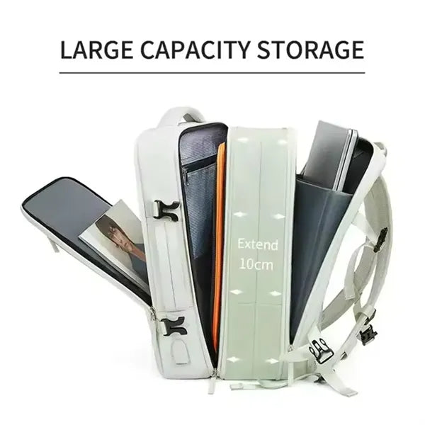 Expandable Travel Airplane Carry on Backpack