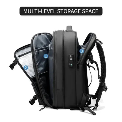 Expandable Air Vacuum Travel Backpack