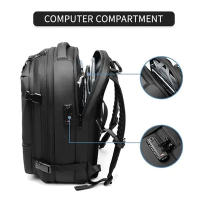 Expandable Air Vacuum Travel Backpack