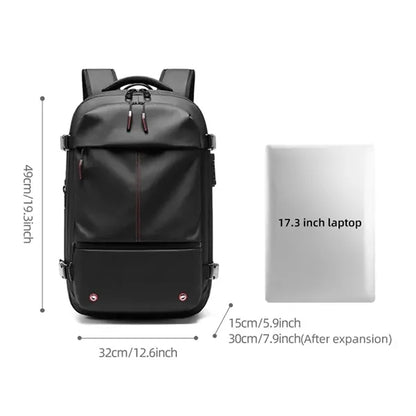 Expandable Air Vacuum Travel Backpack
