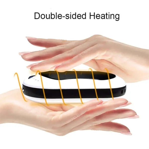 Rechargeable Hand Warmer Power Bank with LED Light