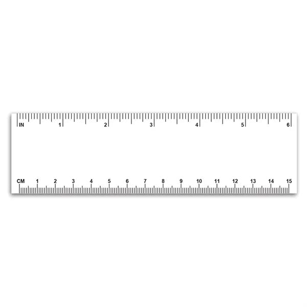 Plastic Ruler / Bookmark - 10 mil