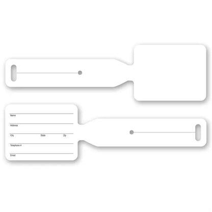Ultra-Thin Luggage Tag - 10 mil
