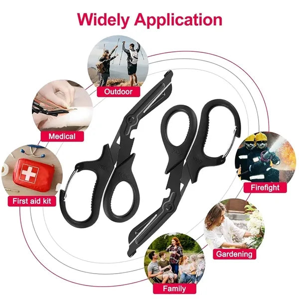 Trauma Shears with Carabiner Clip