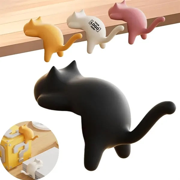 Portable Charming Cat Design Desk Hook