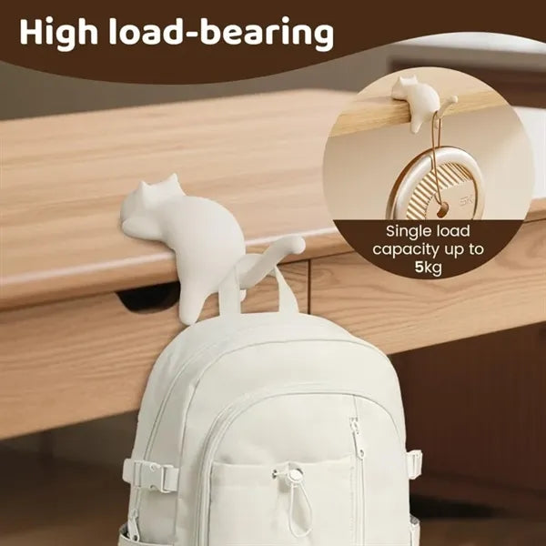 Portable Charming Cat Design Desk Hook