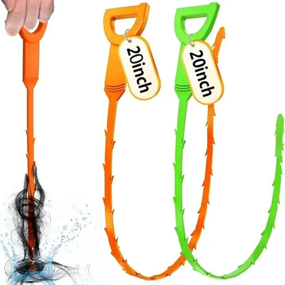 Flexible Barbed Wand Drain Clog Remover
