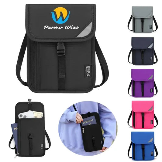 Compact Waterproof Anti-Theft RFID-Blocking Travel Pouch